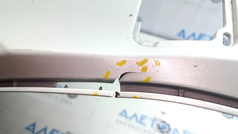 Bare front bumper Nissan Ariya 23-25 white XGA, tears, scratches