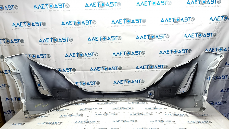 Bare front bumper Nissan Ariya 23-25 white XGA, tears, scratches