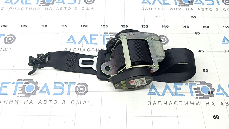 Seat belt, 3rd row, left, Volvo XC90 16-23, black, for cleaning