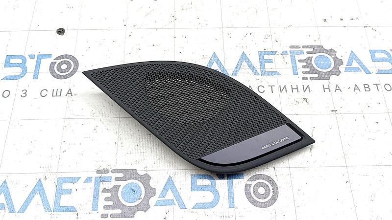 Right front panel trim for speakers, Audi A5 F5 17-24, dark gray, Bang & Olufsen, 2 pieces, broken mount