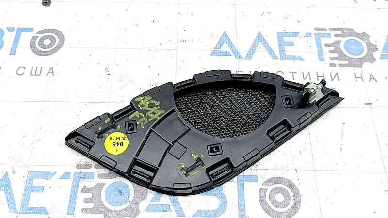 Right front panel trim for speakers, Audi A5 F5 17-24, dark gray, Bang & Olufsen, 2 pieces, broken mount