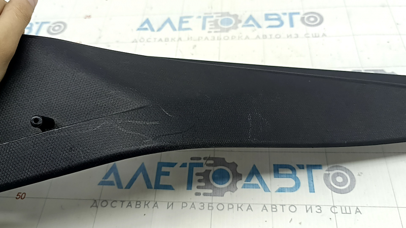 Right upper arch trim for BMW 4 Series F36 15-20 Gran Coupe, black, SCHWARZ, scratches