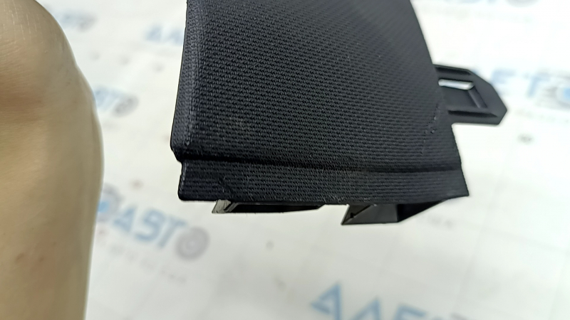 Rear pillar trim behind the window, upper left, BMW 4 Series F36 15-20 Gran Coupe, black, SCHWARZ, scratches, needs cleaning