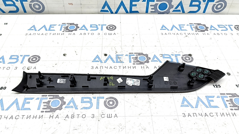 Audi A5 F5 17-24 front left door trim molding in natural gray wood