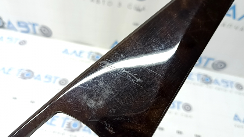 Center console trim for the multimedia joystick for BMW 4 Series F32/33/36 14-20 wood grain, scratches