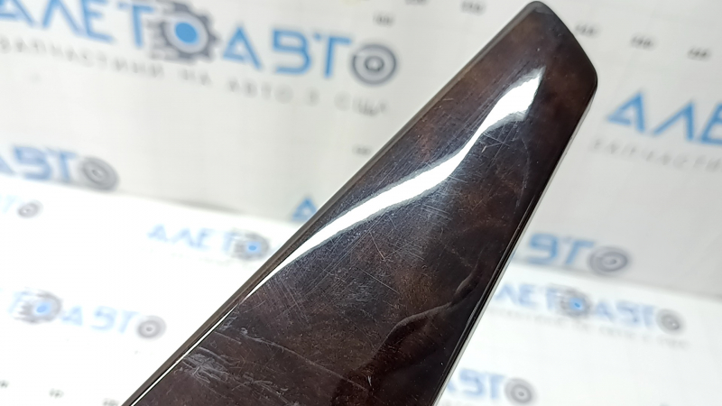 Center console trim for the multimedia joystick for BMW 4 Series F32/33/36 14-20 wood grain, scratches