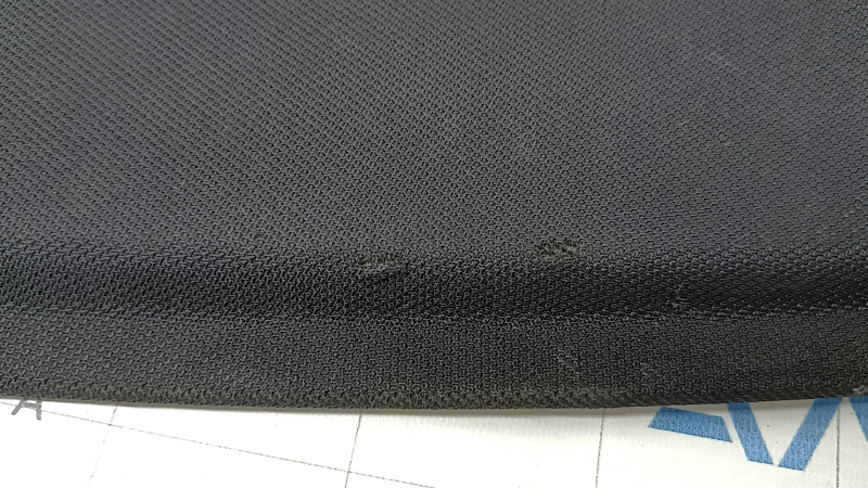 Rear shelf BMW 4 F36 15-20 Gran Coupe, front part, black, worn, tears, faded, needs cleaning
