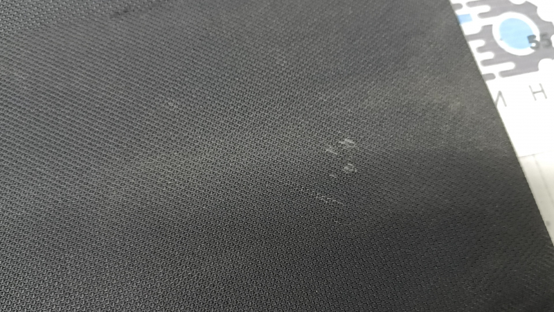 Rear shelf BMW 4 F36 15-20 Gran Coupe, front part, black, worn, tears, faded, needs cleaning