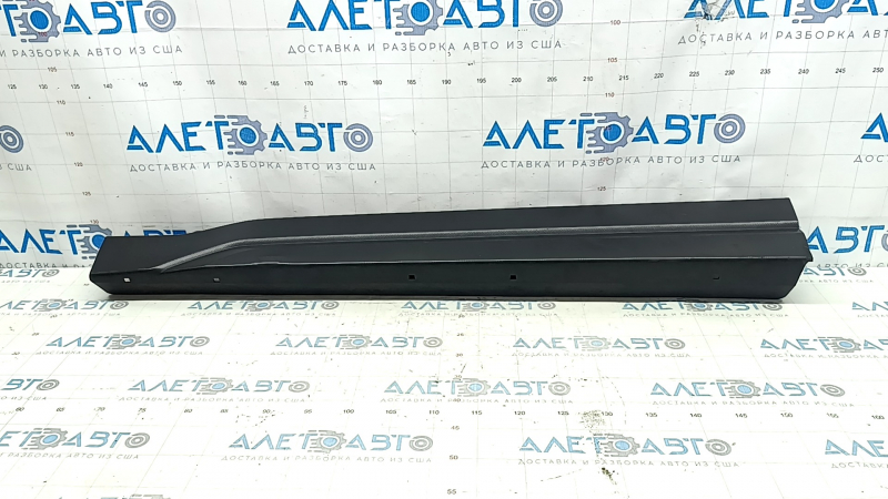 Lower front left door trim Subaru Forester 19-24 SK black, scratches, dented