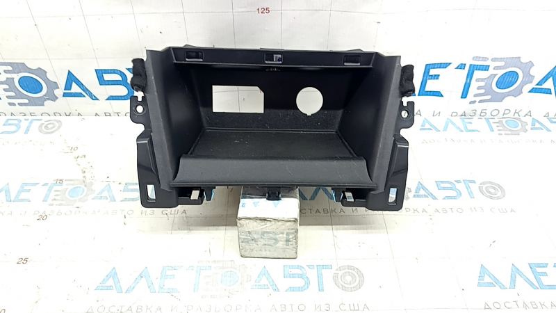 Subaru Forester 19-24 SK center console pocket, black, 2-piece, scratches