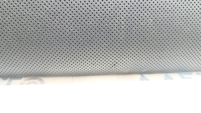 Rear seat cushion for Audi A6 C7 12-18, black leather with perforation, heated, dents, cracked, needs cleaning