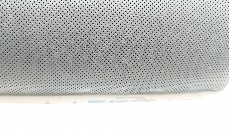 Rear seat cushion for Audi A6 C7 12-18, black leather with perforation, heated, dents, cracked, needs cleaning