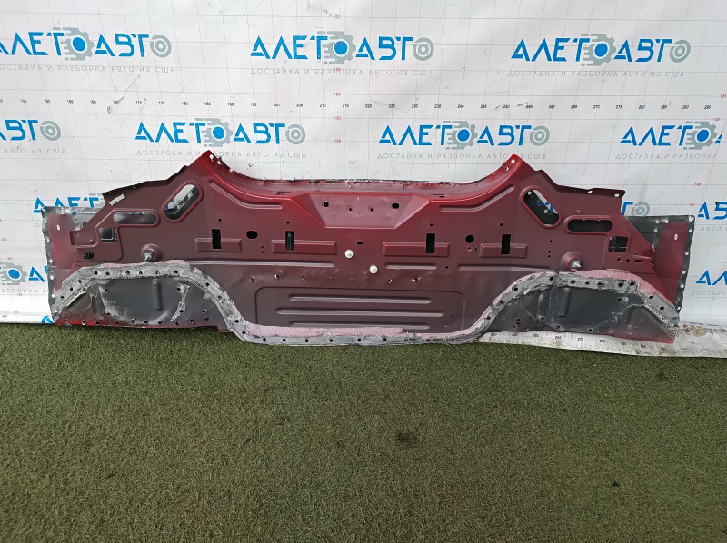 Ford Mustang mk6 15" Rear Panel - 2-Piece Coupe, Drilled, Red