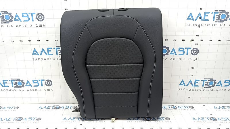 Mercedes GLC 16-22 rear seat backrest, 2nd row, right, black leather, gray stitching, perforation