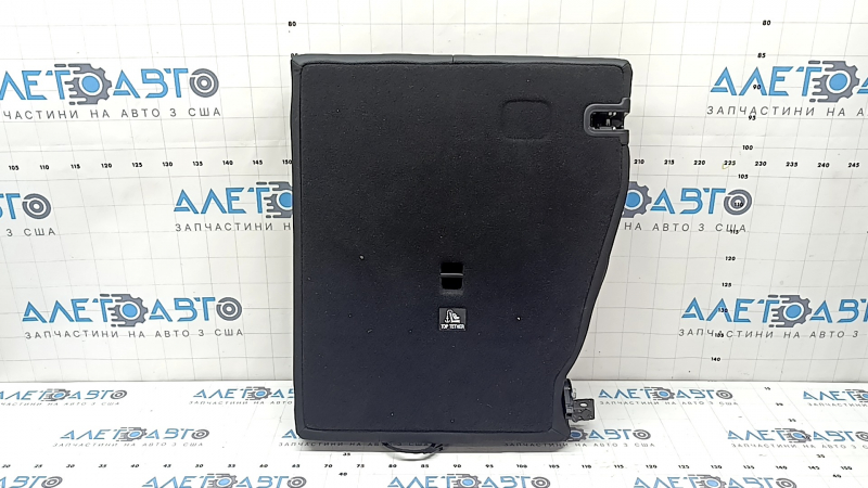 Mercedes GLC 16-22 rear seat backrest, 2nd row, right, black leather, gray stitching, perforation