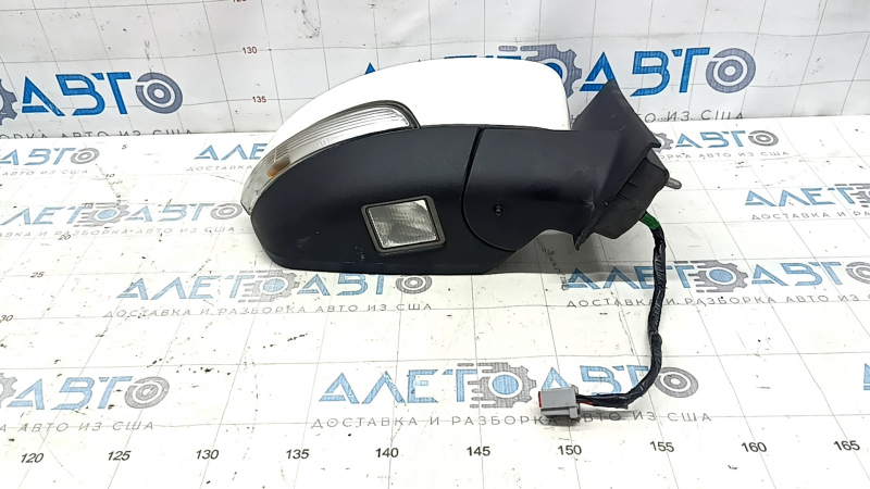 Right side mirror assembly for Ford C-max MK2 13-18, 9 pins, turn signal, illuminated, heated, white