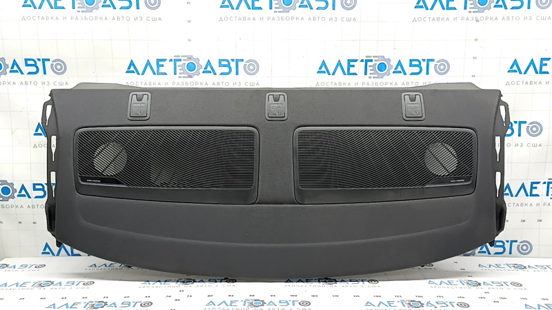 Rear shelf for Audi A4 B9 18-25 gray, Bang and Olufsen, with speaker grilles