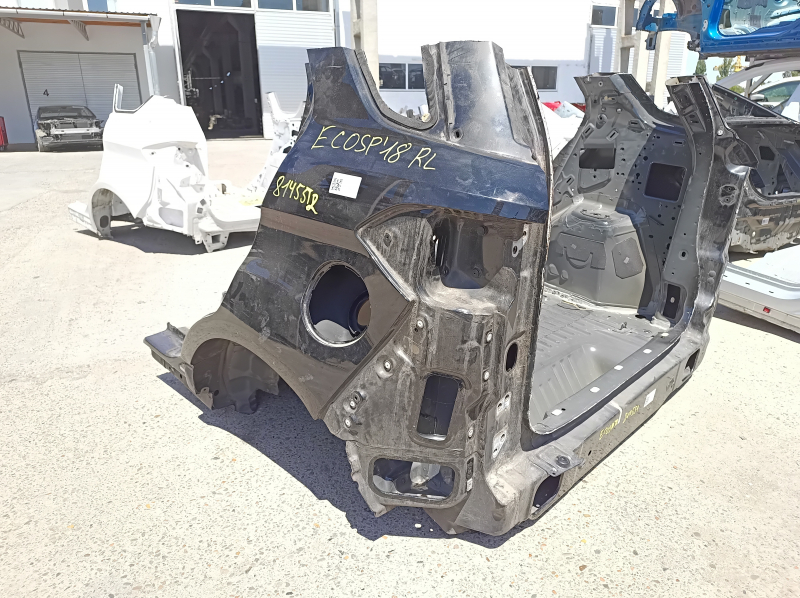 Black quarter wing rear left Ford Ecosport 18-22, on the body