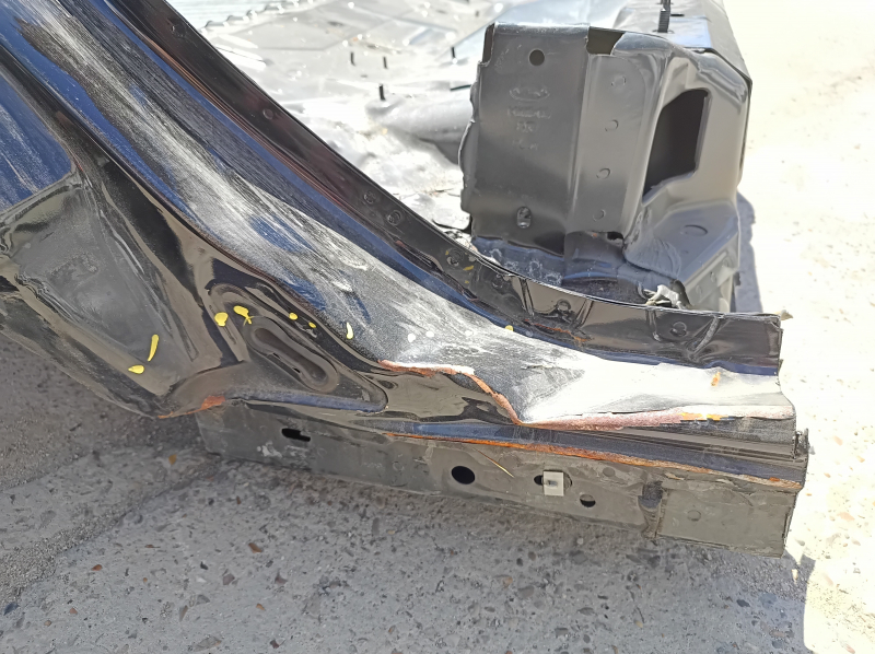 Quarter wing rear right Ford Ecosport 18-22 black, on the body, dented