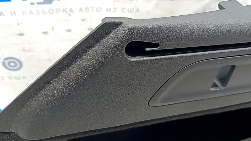 Left arch trim for Mercedes GLC 20-22 under electric door, black, with plugs, scratches