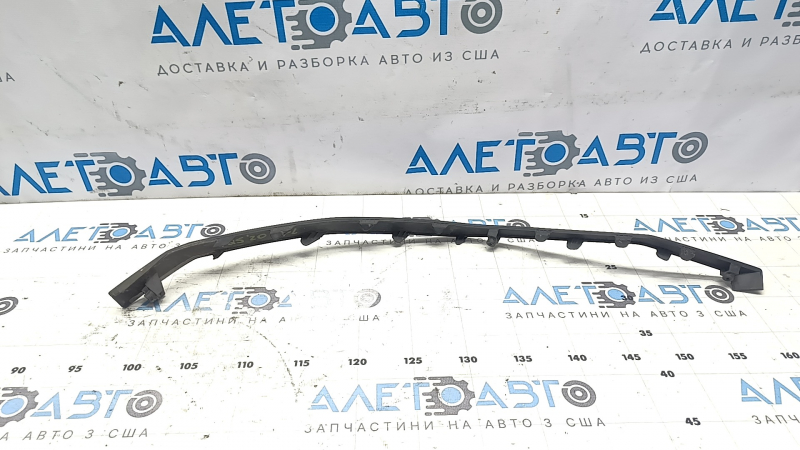 Lower left front bumper molding for Hyundai Ioniq 5 22-24, gloss black, sand