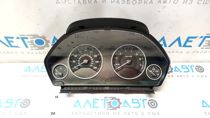 Instrument cluster BMW 3 F30 12-18 without projection 73k, for polishing, glass fogged up inside