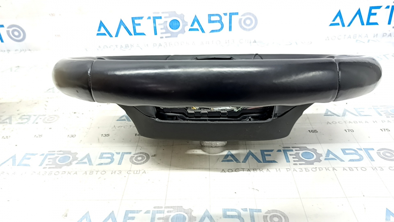 BMW 5 G30 17-23 black leather steering wheel, Sport, paddle shifters, no heating, scratches, peeling