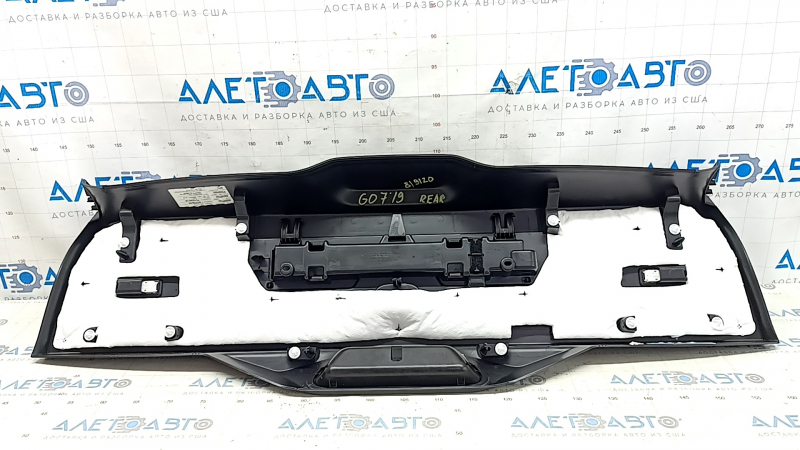 Rear upper lower door trim assembly BMW X7 G07 19-22 Black, scratches, worn