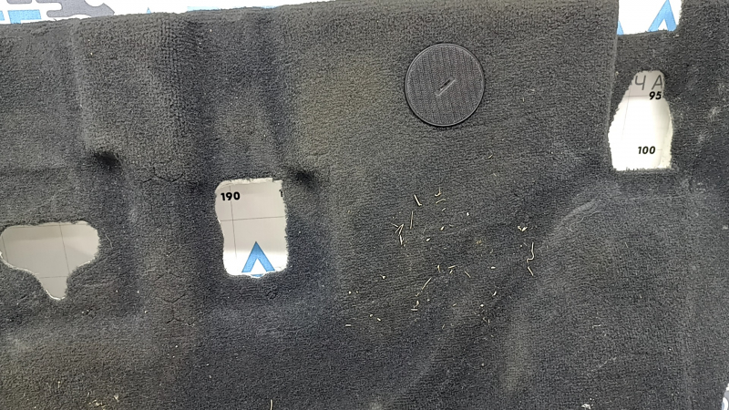 Floor covering for the 3rd row of seats of the BMW X7 G07 19-25 Anthrazit, for cleaning