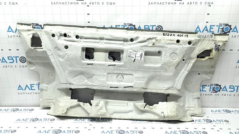Floor covering for the 3rd row of seats of the BMW X7 G07 19-25 Anthrazit, for cleaning