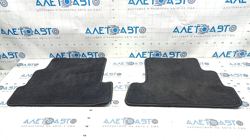 Set of floor mats for Ford Escape MK3 13-19, black, cloth, for cleaning