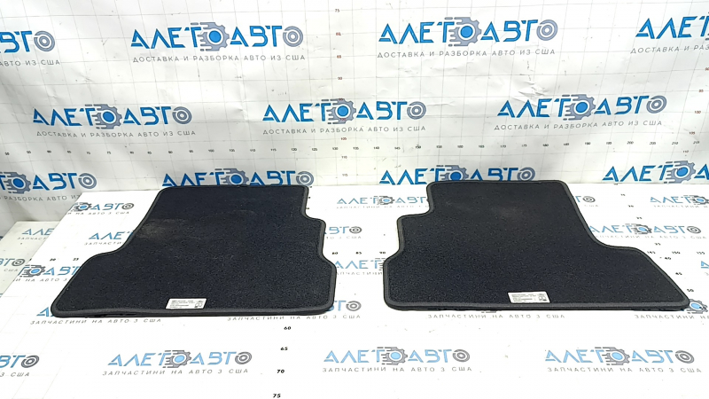 Set of floor mats for Ford Escape MK3 13-19, black, cloth, for cleaning