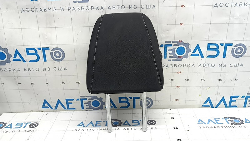 Ford Escape MK3 2017-2019 rear right headrest, black cloth, gray stitching, ready to clean