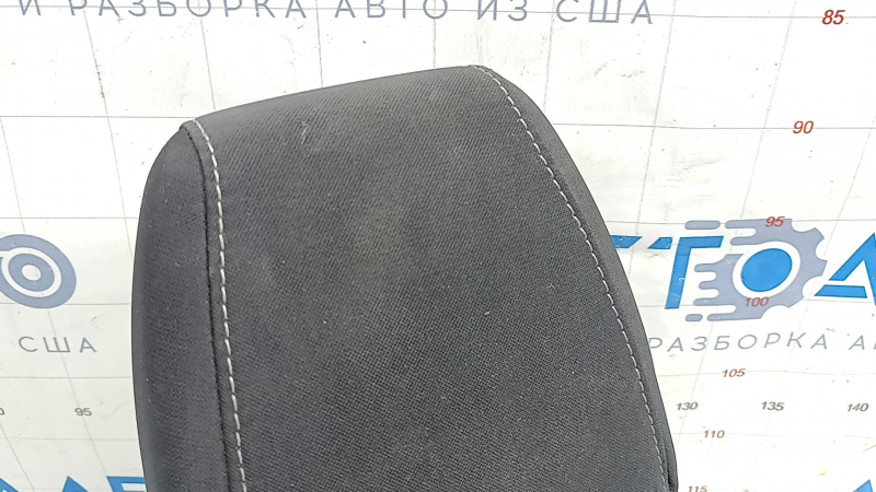 Ford Escape MK3 2017-2019 rear right headrest, black cloth, gray stitching, ready to clean