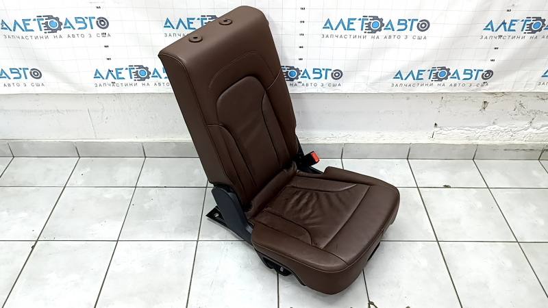 Rear seats, 2nd row, right, Audi Q5 8R 09-17, brown leather, scratches, dented, needs cleaning