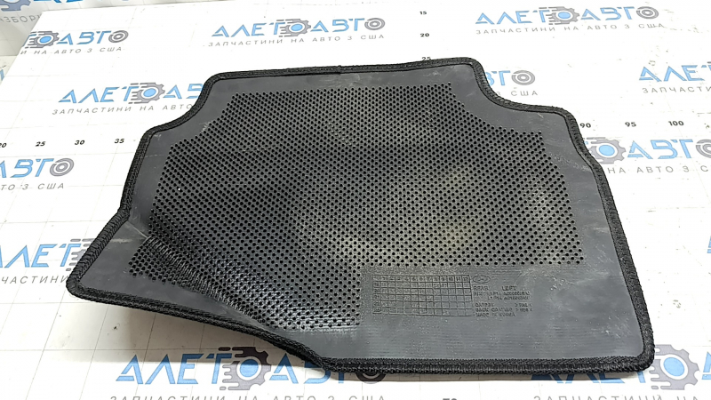 Rear left interior mat for Hyundai Sonata 20-23, black cloth, for cleaning