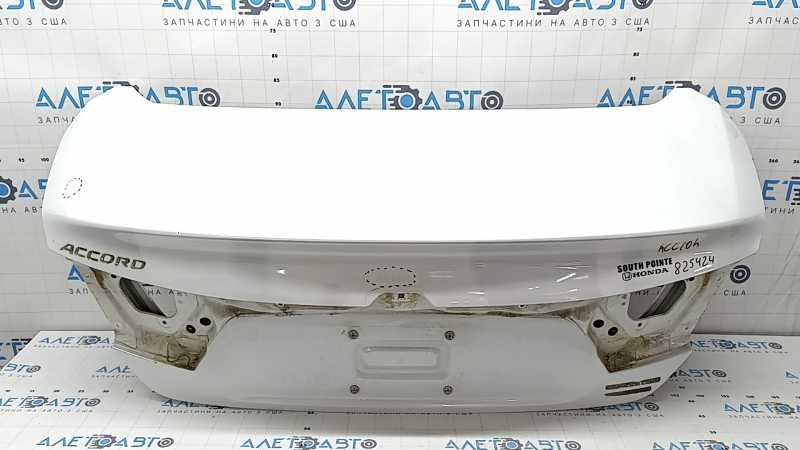Honda Accord 18-22 trunk lid, white, NH-883P, dents