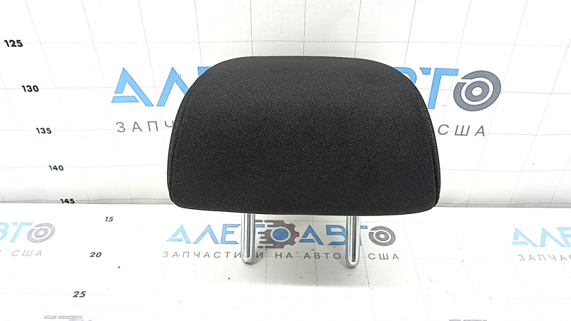 Mazda CX-30 2023 rear center headrest, black cloth, gray stitching