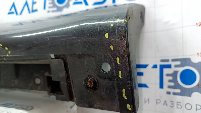 Left threshold for Toyota Camry v40 07-11 with absorber, graphite, scratches