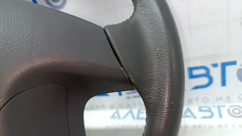 Naked steering wheel Toyota Camry v40 leather, gray, no buttons, no cruise control, scratches, worn