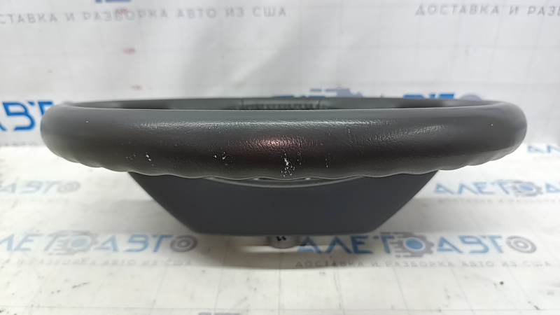 Naked steering wheel Toyota Camry v40 leather, gray, no buttons, no cruise control, scratches, worn