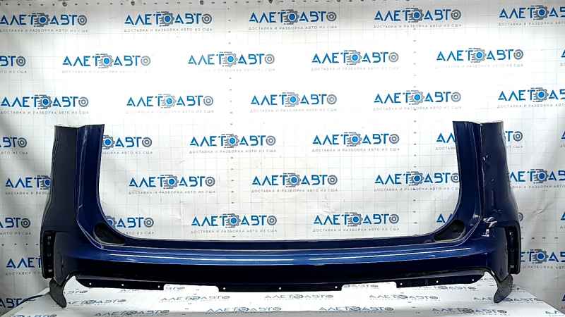 19-24 Ford Edge rear bumper without parking sensors, blue