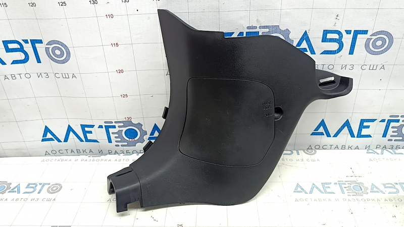Mazda CX-9 16-23 black front pillar trim, left lower, scratches, abrasions