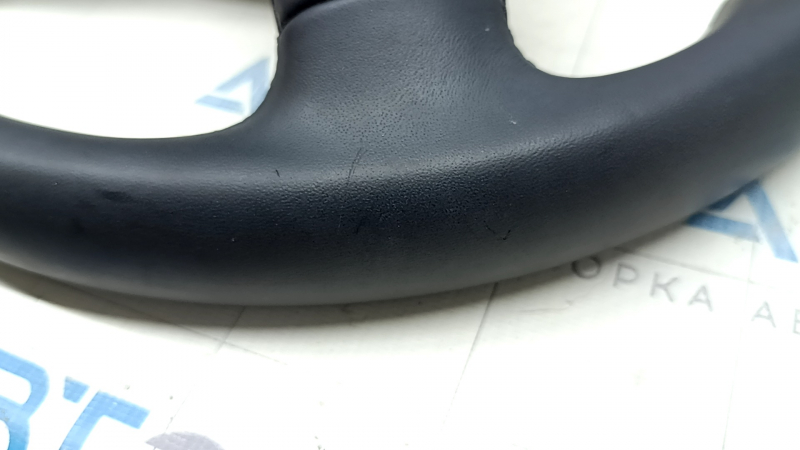 Audi Q5 80A 21-23 leather steering wheel, black, heated, no buttons or paddles, scratches, dents