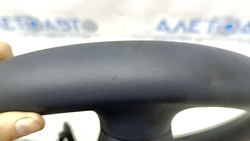 Audi Q5 80A 21-23 leather steering wheel, black, heated, no buttons or paddles, scratches, dents