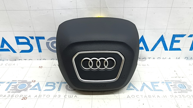 Audi Q5 80A 18-24 black steering wheel airbag, type 1, scratches on chrome