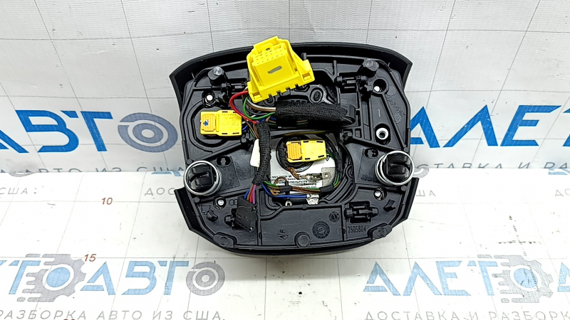 Audi Q5 80A 18-24 black steering wheel airbag, type 1, scratches on chrome