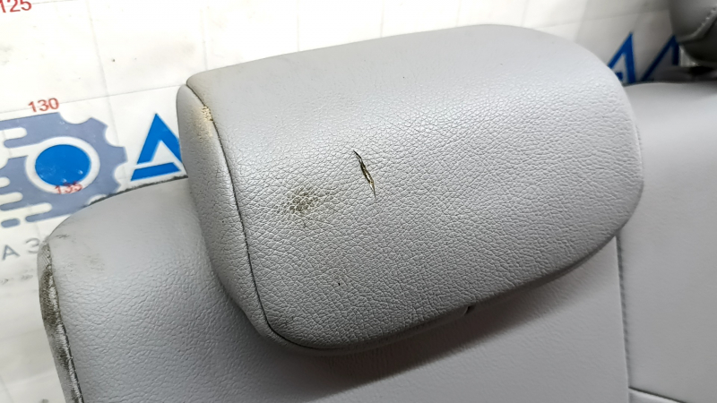 Rear row of seats, left, 3rd row, Toyota Sienna 21-22, gray leather, with headrests, torn headrest