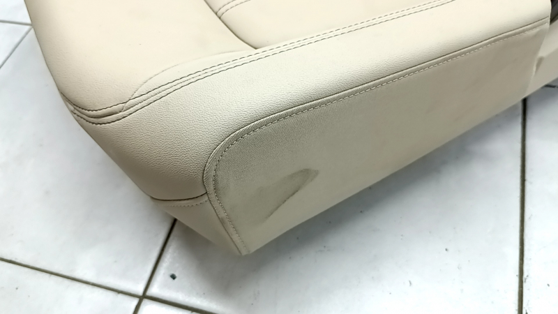 Rear seats, 2nd row, right, Audi Q5 80A 21-24, beige leather, manual, Standard, dents, scratches on plastic, needs cleaning