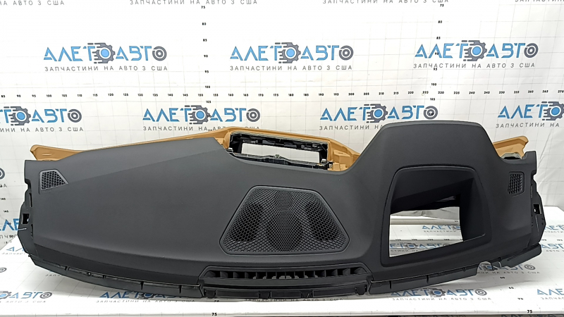 BMW 3 G20 19-22 black and brown COGNAC dashboard with AIRBAG, with speaker grille